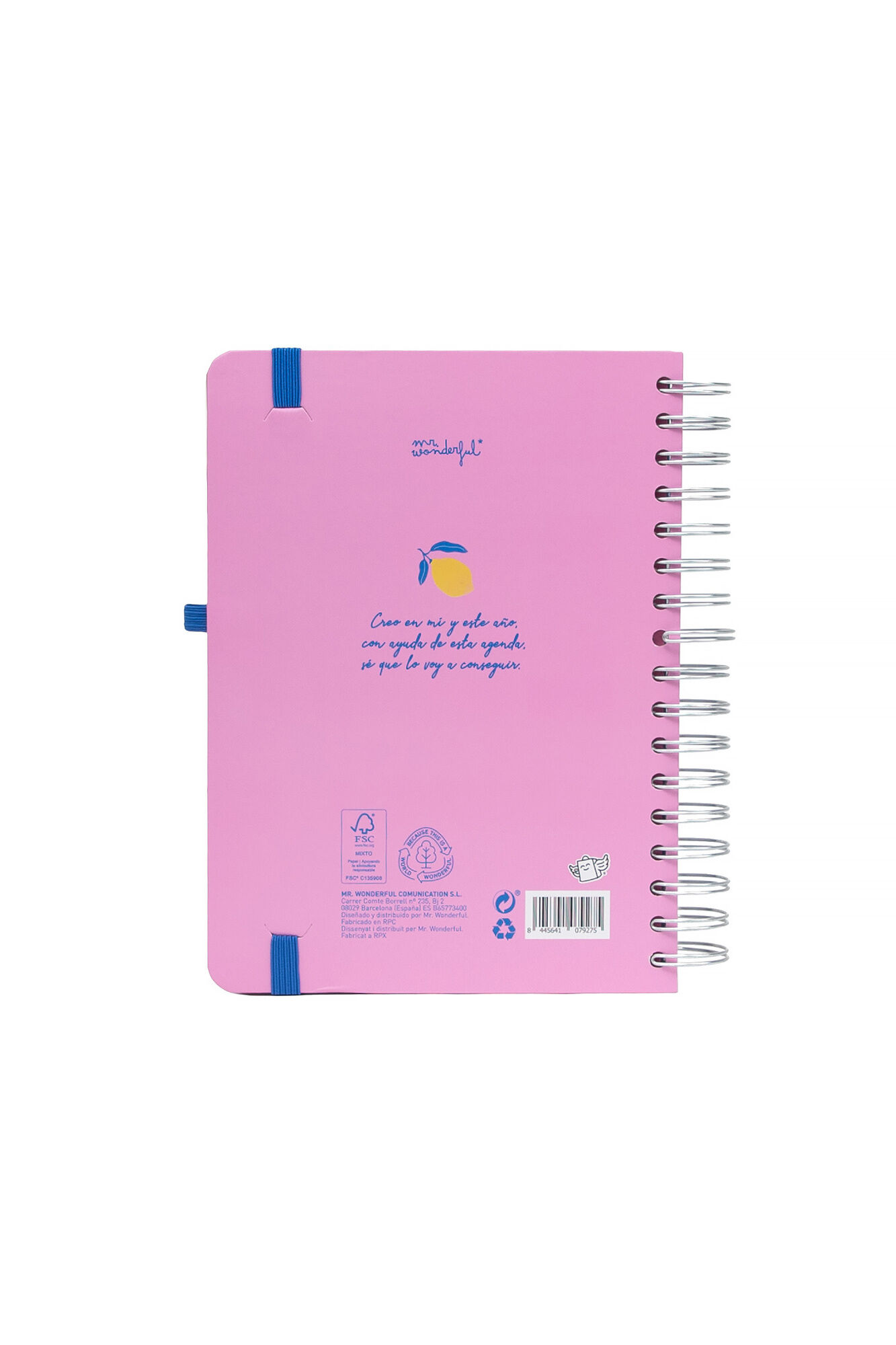 Mr. Wonderful Agenda Mr. Wonderful 226-27 Diaria - Si la vida te da limones&hellip;