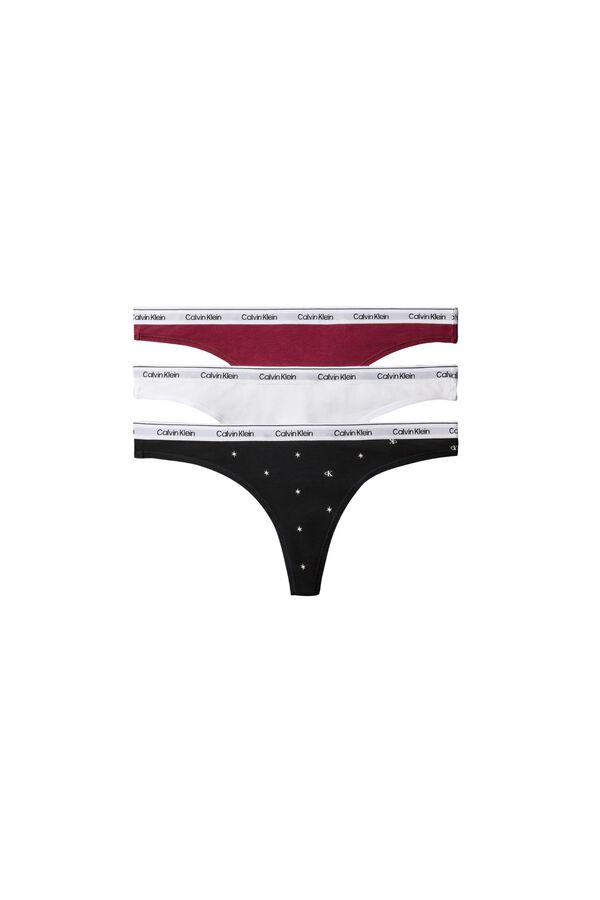 Calvin Klein Pack de 3 tangas vermelho