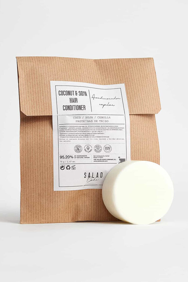 Salad Code Coconut & soya hair conditioner- Todo tipo de pelo bege