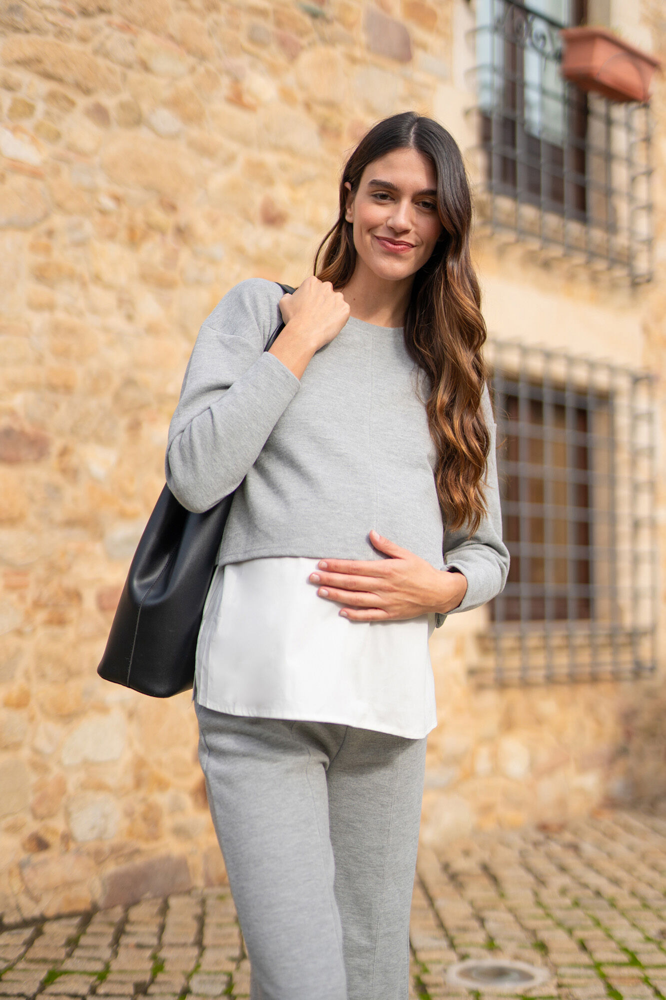 Ohma! Umstandsmode Hose mit Strick-