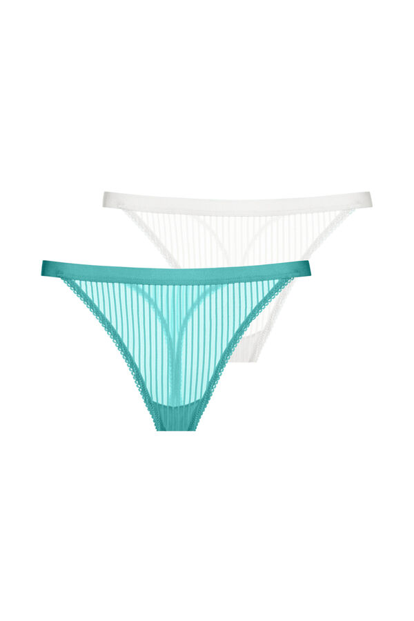 Dorina Pack of 2 thongs Zelena