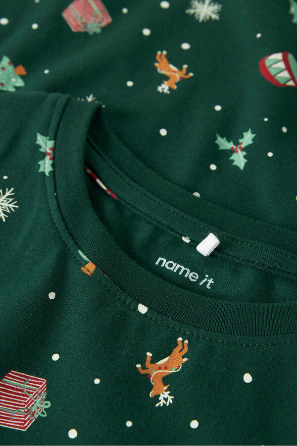 Name it Pijama navide&ntilde;o verde