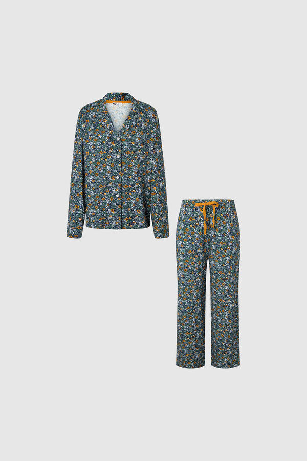Womensecret Floral print pyjama set  Blau