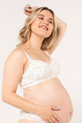 Womensecret Marble print maternity bra Bijela