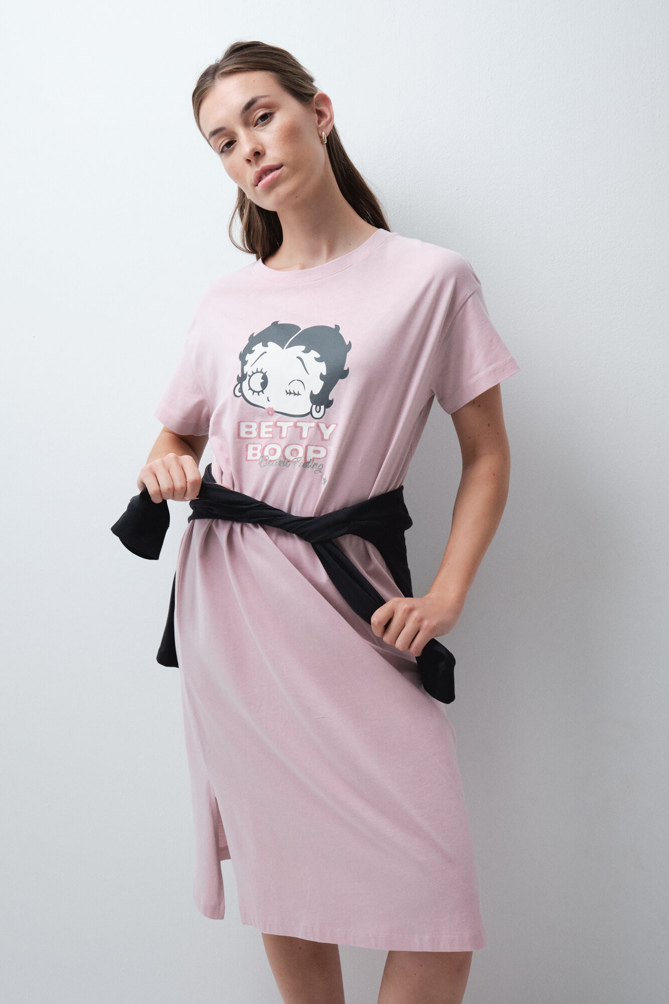 Women'secret Nuisette courte Betty Boop rose