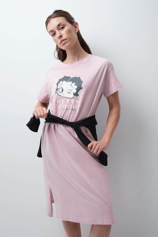 Women'secret Nuisette courte Betty Boop rose rose