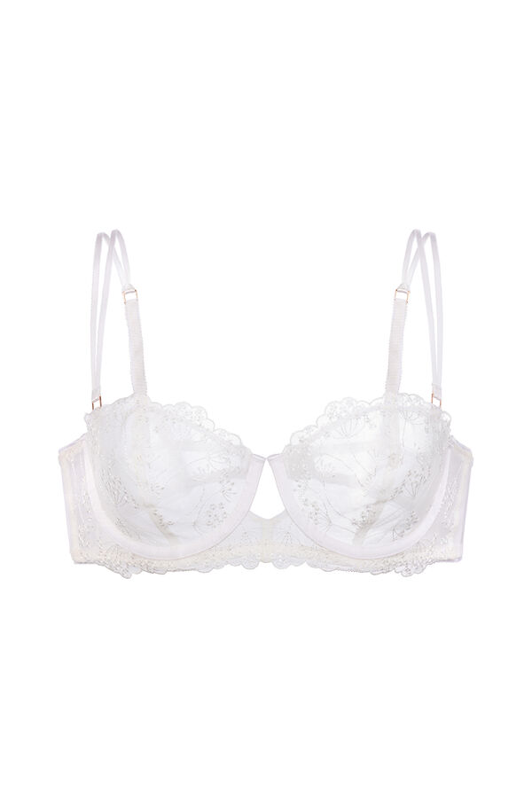 Dorina Unpadded balconette bra YELENA brown