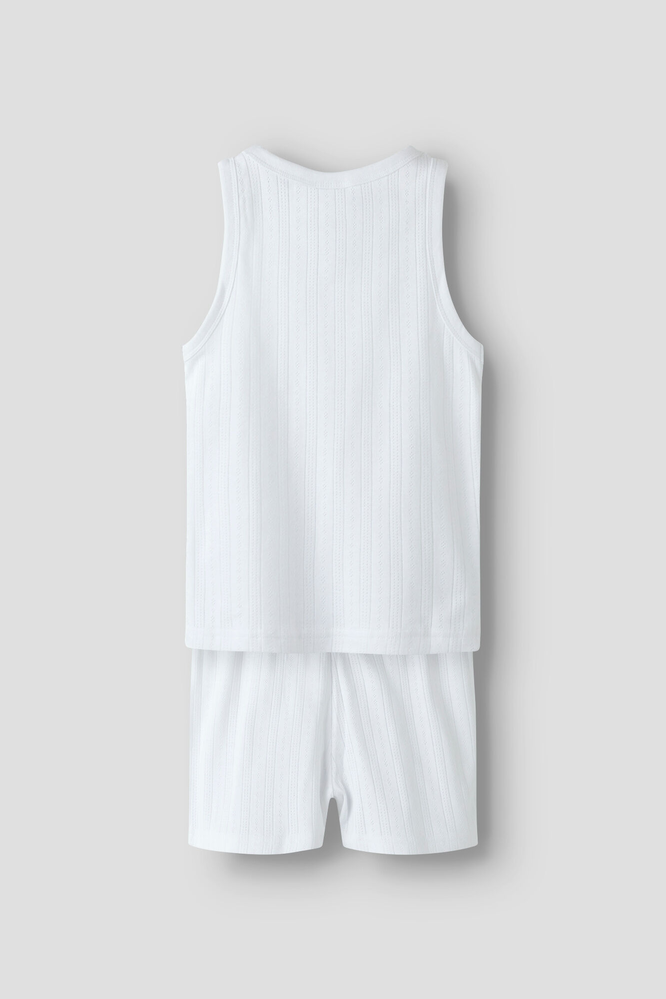 Lmtd Conjunto pijama corto sin mangas pointelle