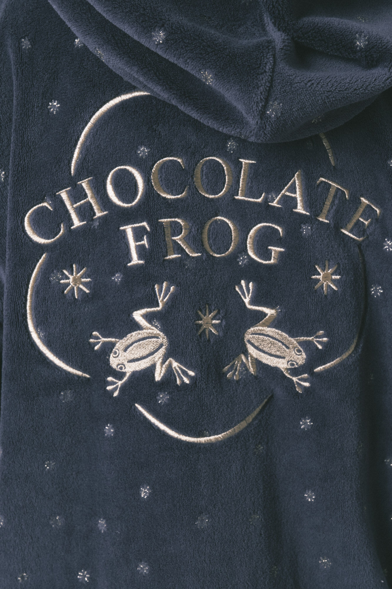 Women'secret Short blue lurex fleece Harry Potter robe