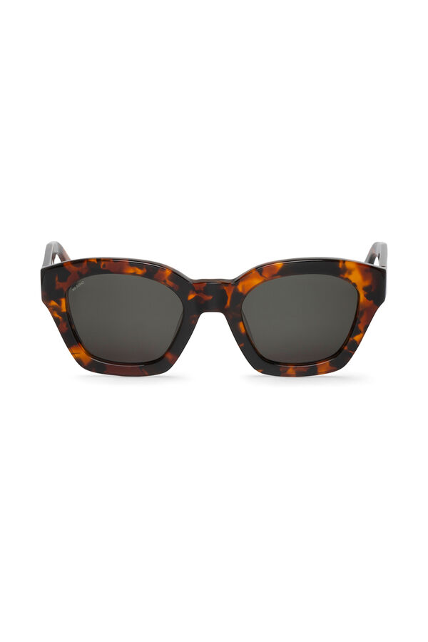 Mr. Boho Braune Gepard-Schildpatt-Sonnenbrille Nude