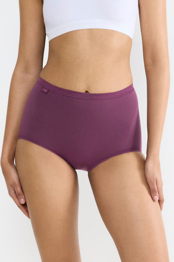 Sloggi Pacote com 3 cuecas maxi rosa