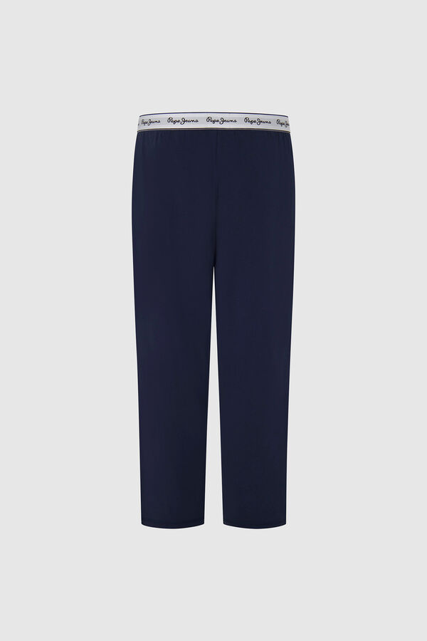 Womensecret Pantalón De Pijama Cintura Elástica azul