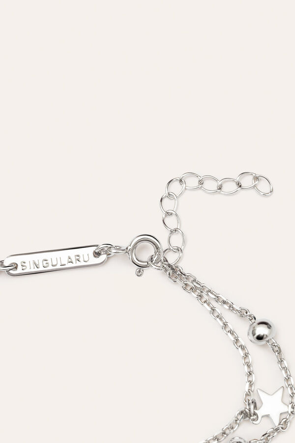 Singularu Silver Moon Bracelet grey