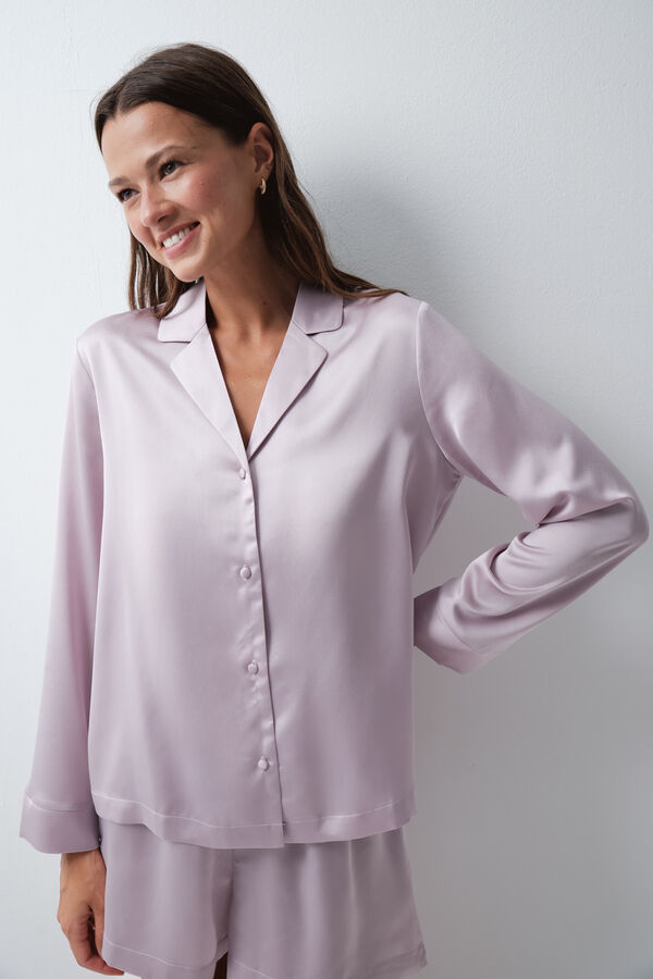 Women'secret Lilac classic short pyjamas pink