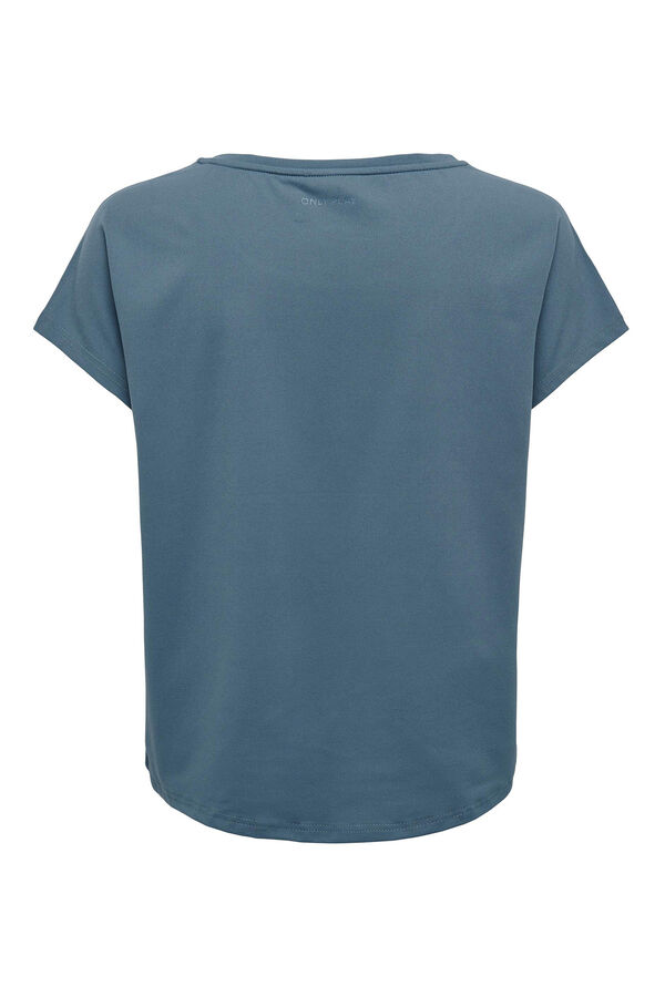 Womensecret Camiseta manga corta deportiva azul