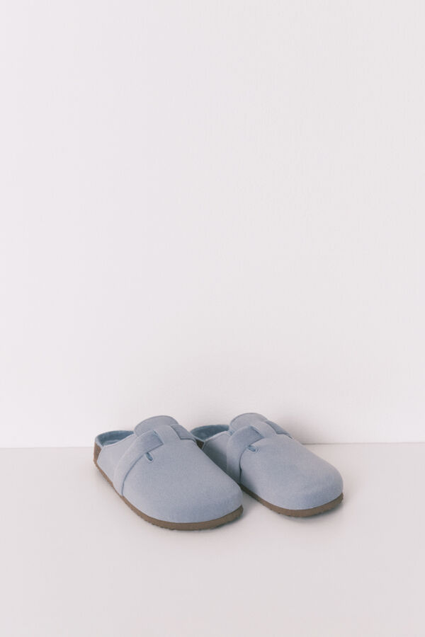 Women'secret Blue comfort slippers blue