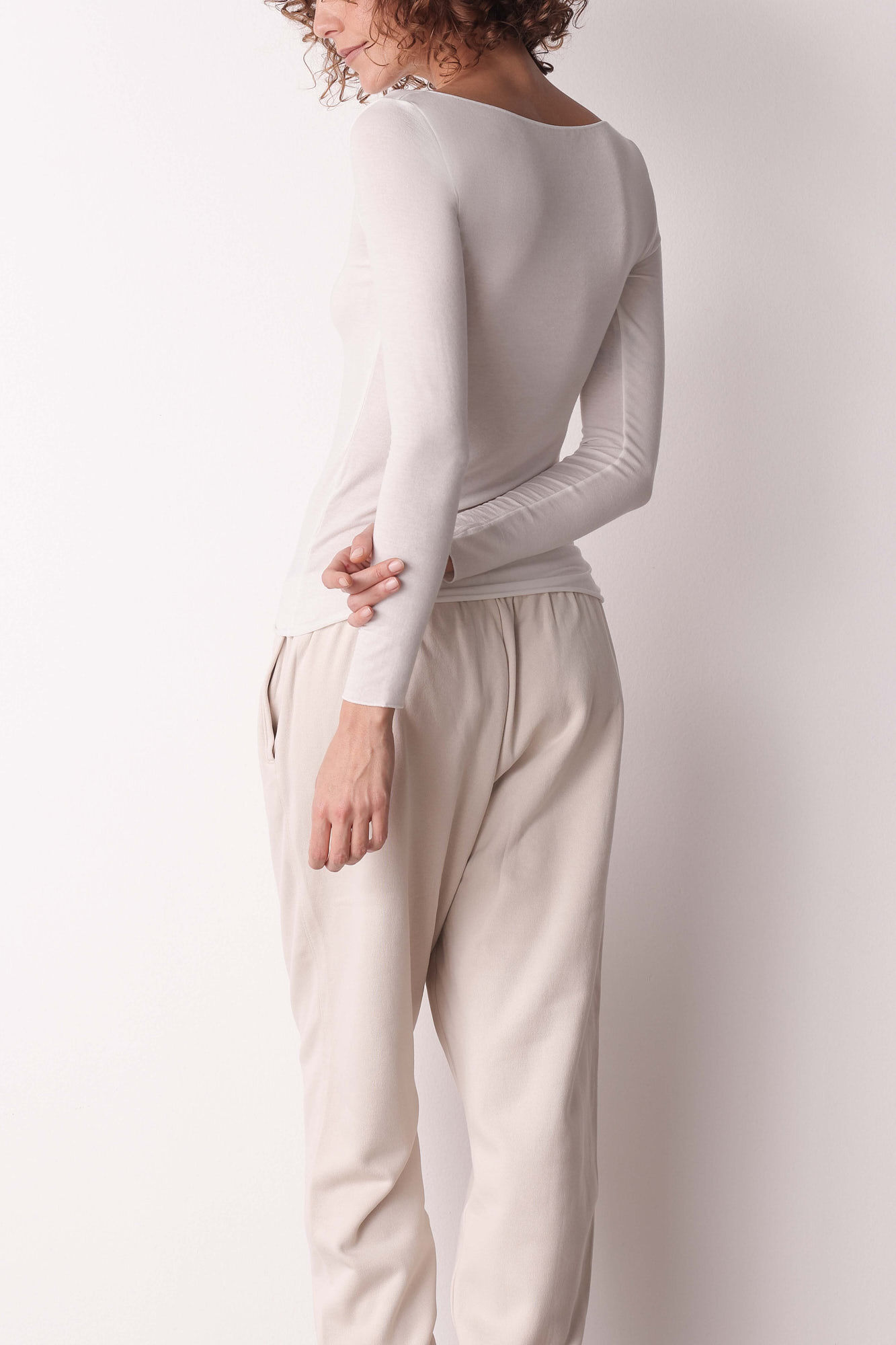 Cotonella Camiseta de cachemira Cuello Barco Manga Larga&nbsp;