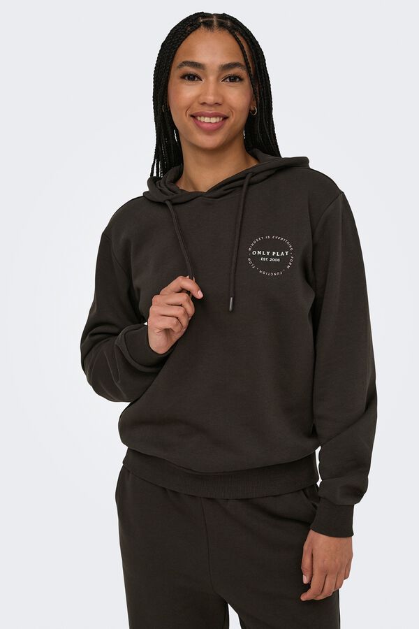 Only Play Hooded sweatshirt nude