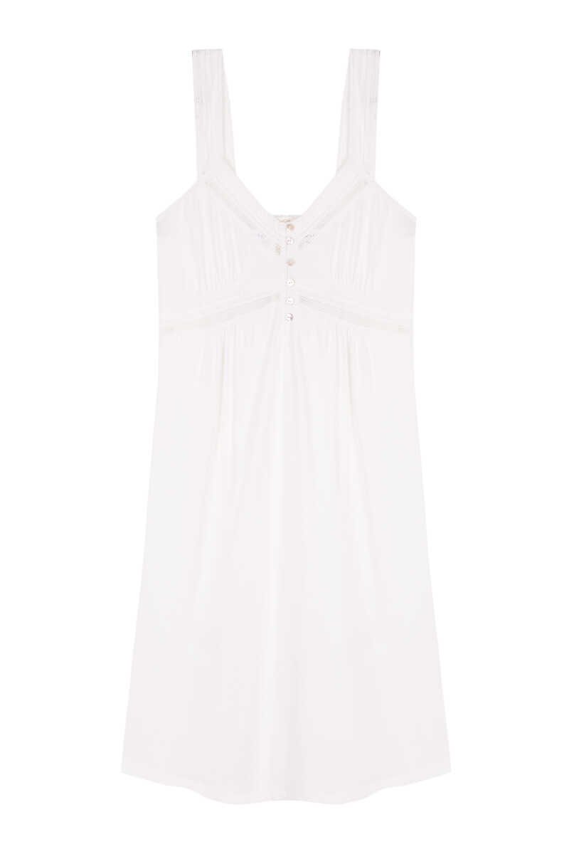 Womensecret Organic cotton maternity nightgown beige