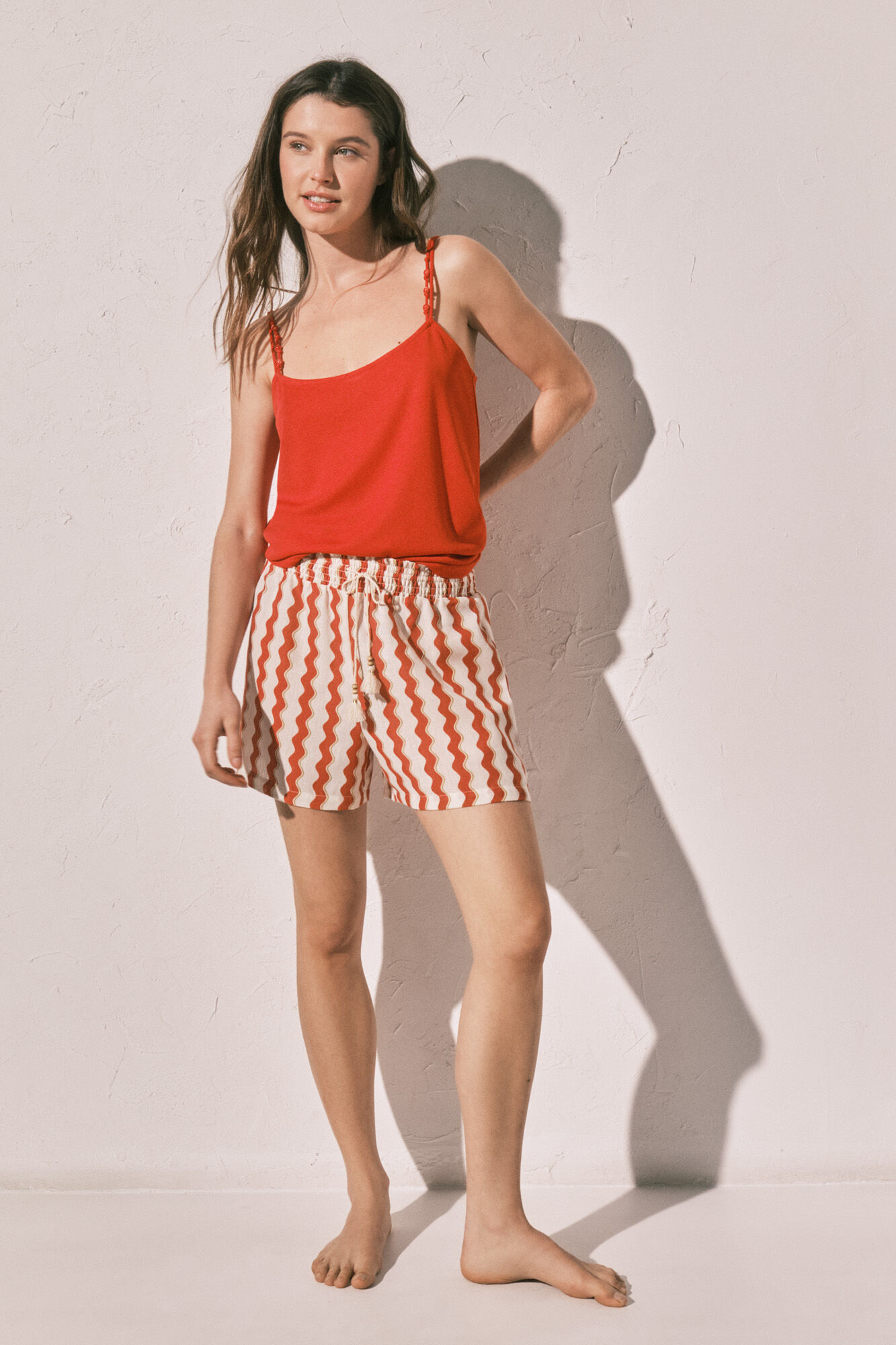 Women'secret Camiseta tirante fino coral