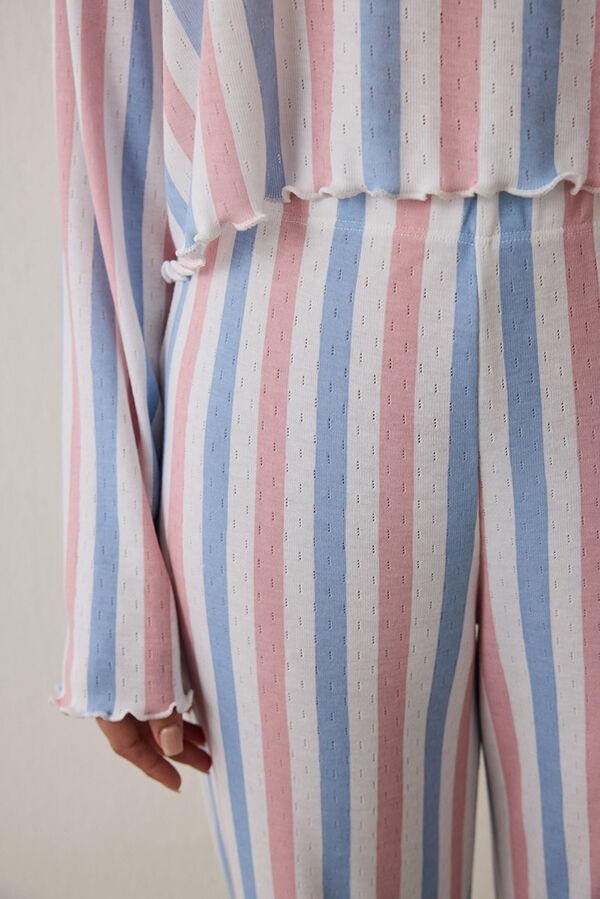 Penti Conjunto de pijama t&eacute;rmico de manga larga con cuello redondo Moonlight estampado