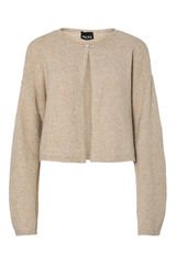 Pieces Jersey-Knit cardigan grey