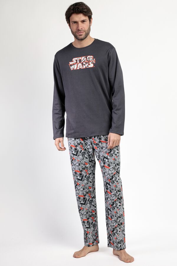 Admas Star Wars long sleeve pyjamas grey