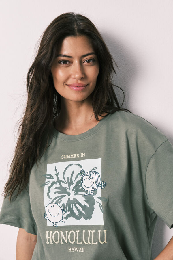 Women'secret Little Miss&trade; short sleeve long pyjamas printed