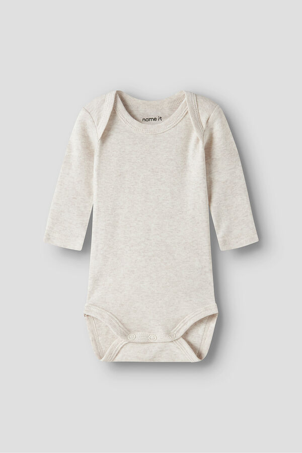 Name it Pack de 3 bodies com estampado de raposa cinzento