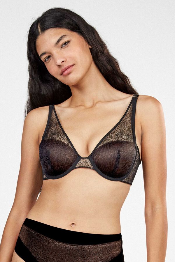 Gisela Armpit minimiser bra black