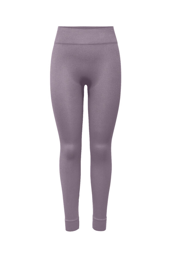Only Play Seamless ribbed leggings pink