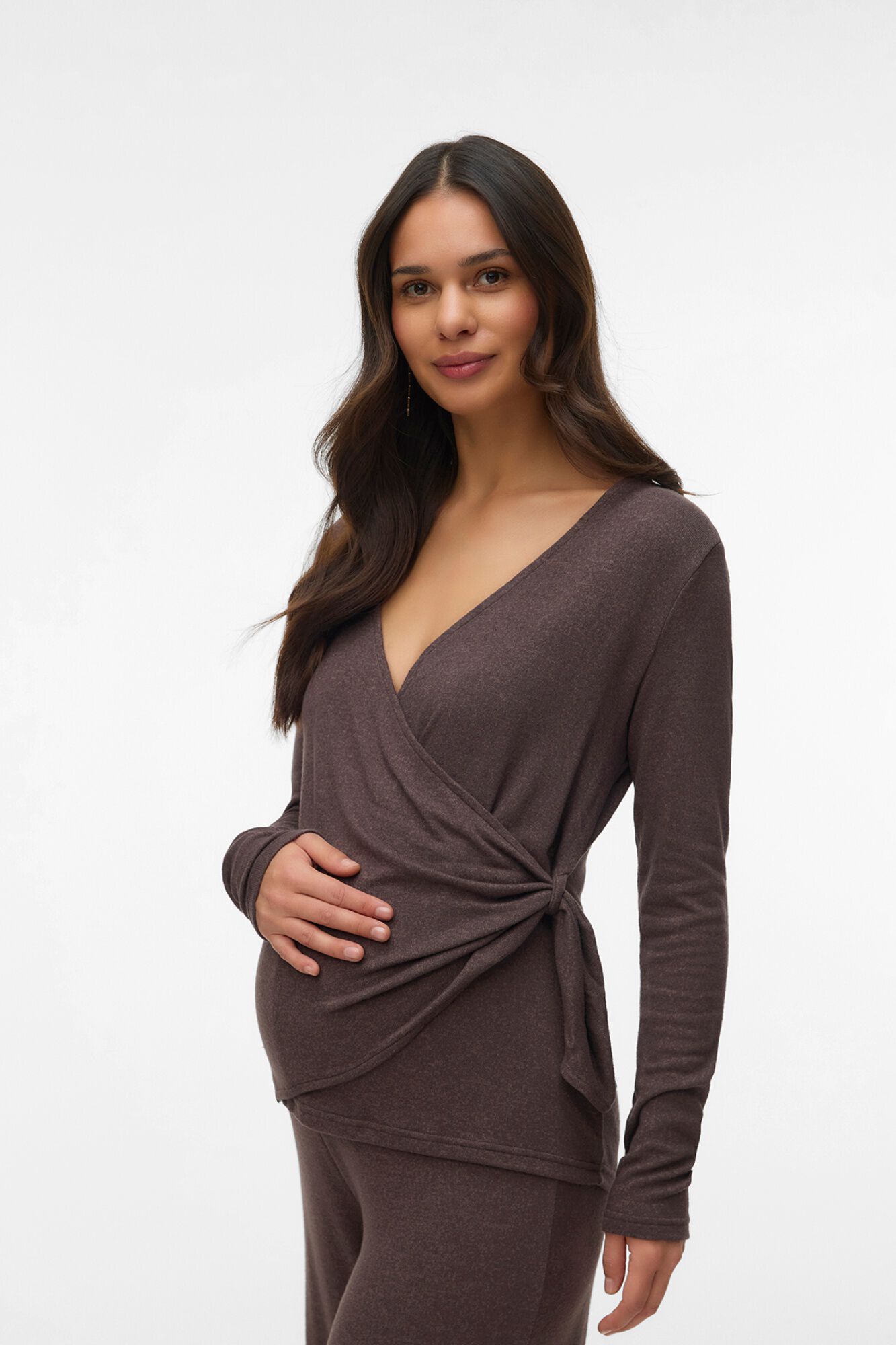 Mamalicious Umstands-Wickelpullover