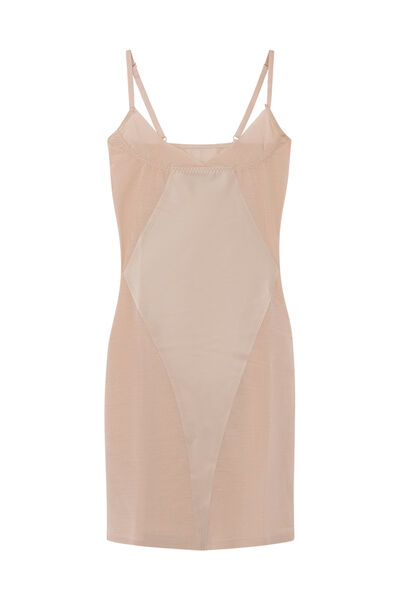 Womensecret Nude tulle shaping slip nude