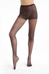 DIM Panty con acabado satinado negro 15 DEN black