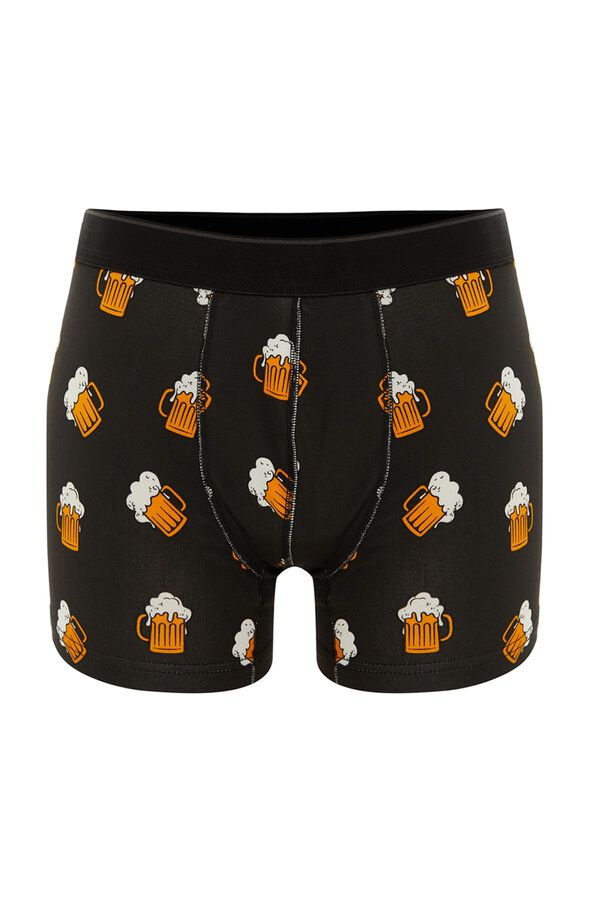 Trendyol Plain cotton 3-pack boxers printed