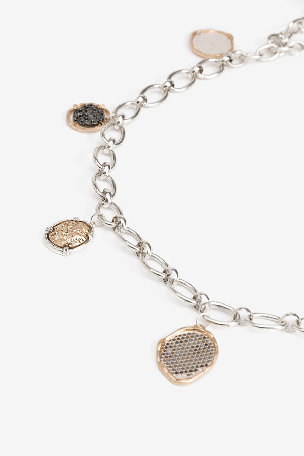 Vilanova Ceinture en cha&icirc;ne avec pendentifs imprim&eacute;
