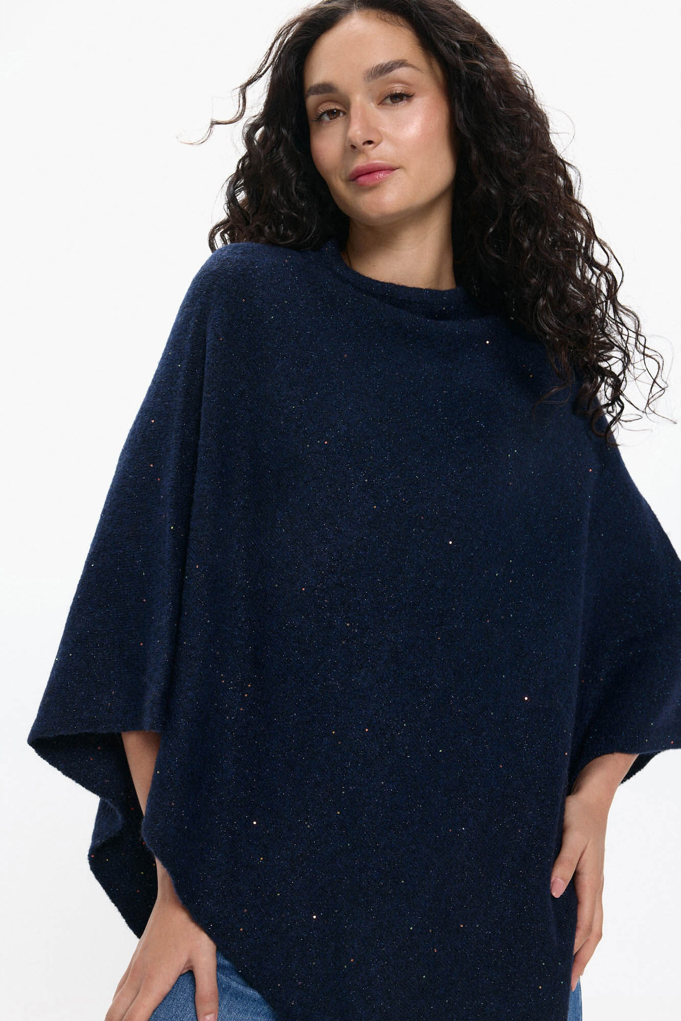 Pieces Lurex Poncho