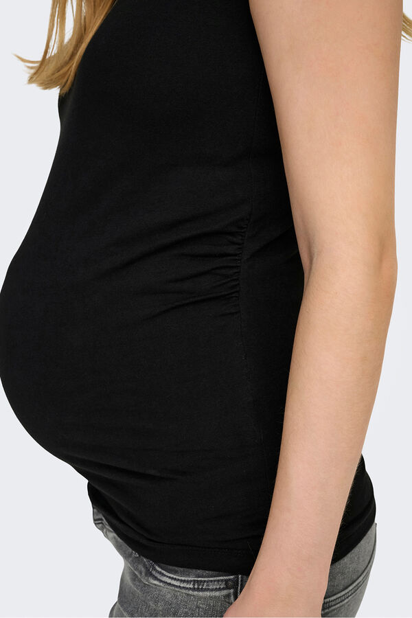 Only Maternity Pack de 2 camisetas maternity negro