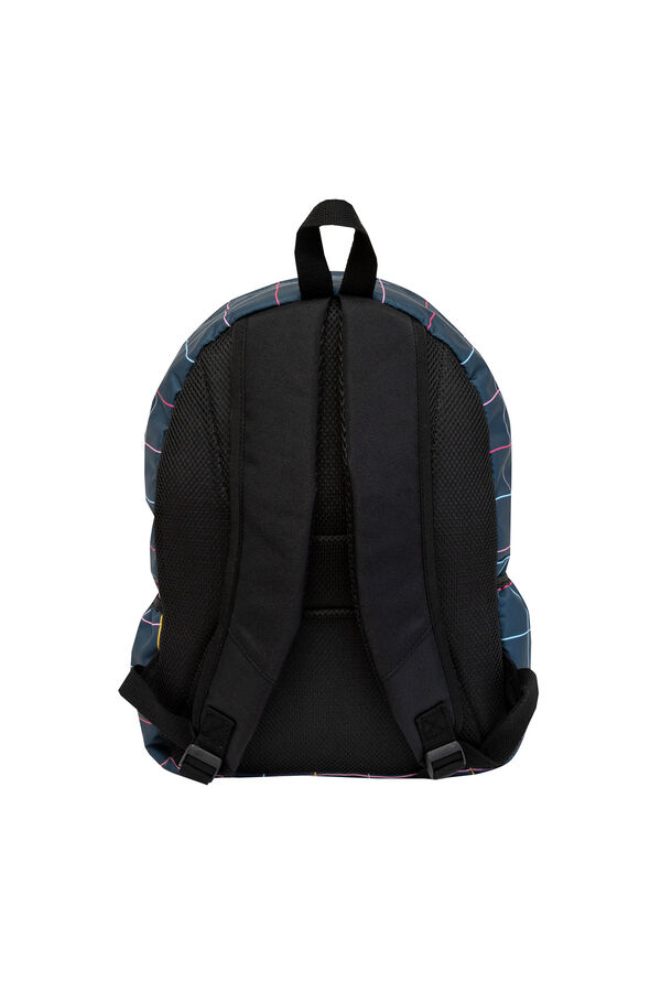 Mr. Wonderful Urban blue backpack-Ready for a great day printed