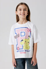 Name it Girl's T-shirt POKEMON white