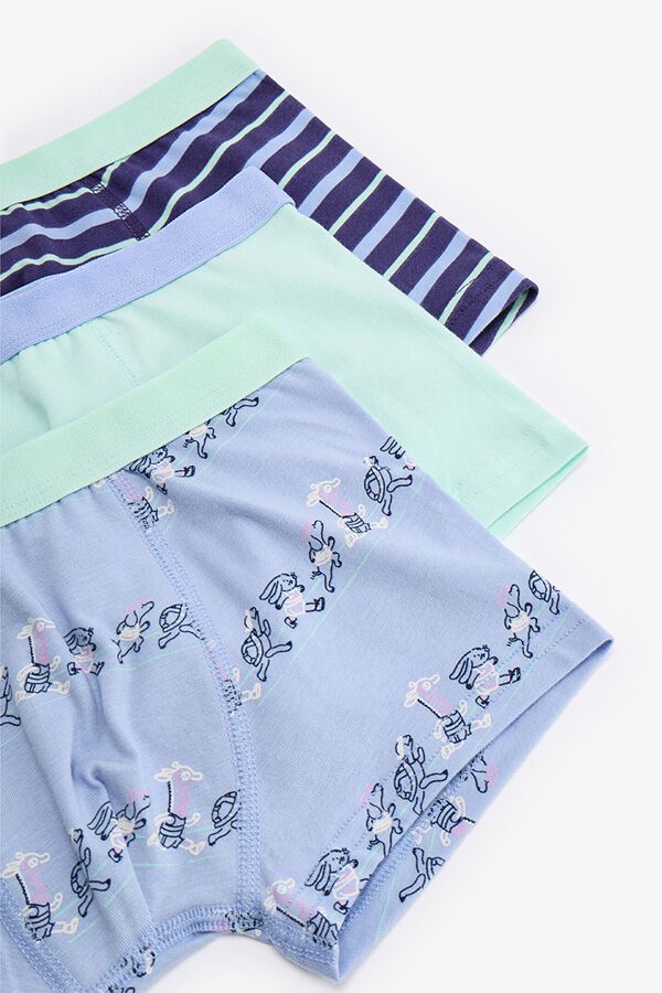 Penti Pack 3 boxers dino rayas azul