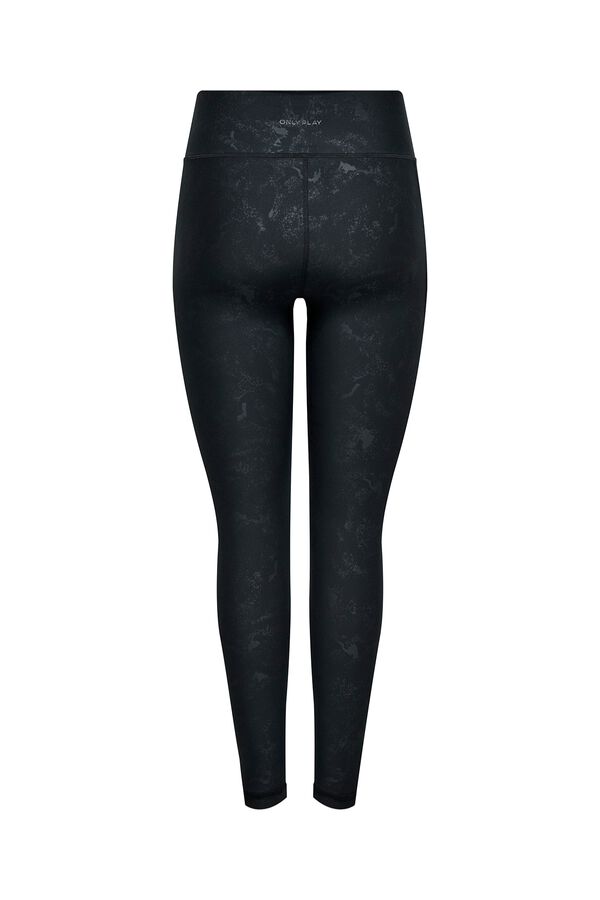 Only Play High-waisted and side pocket leggings black