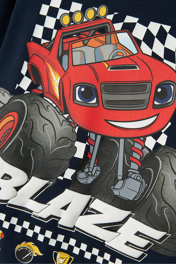 Name it T-shirt Blaze para menino azul