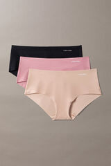 Calvin Klein Pack 3 Bragas culotte microfibra estampado