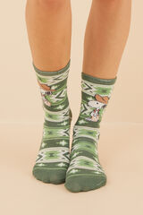 Women'secret Snoopy printed cotton socks printed