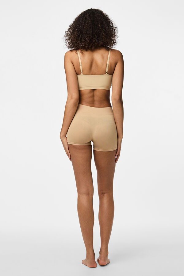 Pieces Leggings b&aacute;sicos cru