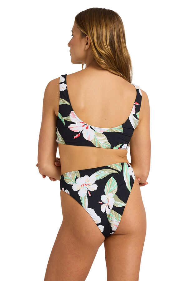 Roxy Tropical bralette bikini top black