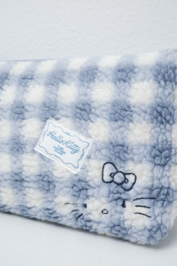 Women'secret Srednji neseser Hello Kitty od ve&scaron;tačkog jagnjećeg krzna Print