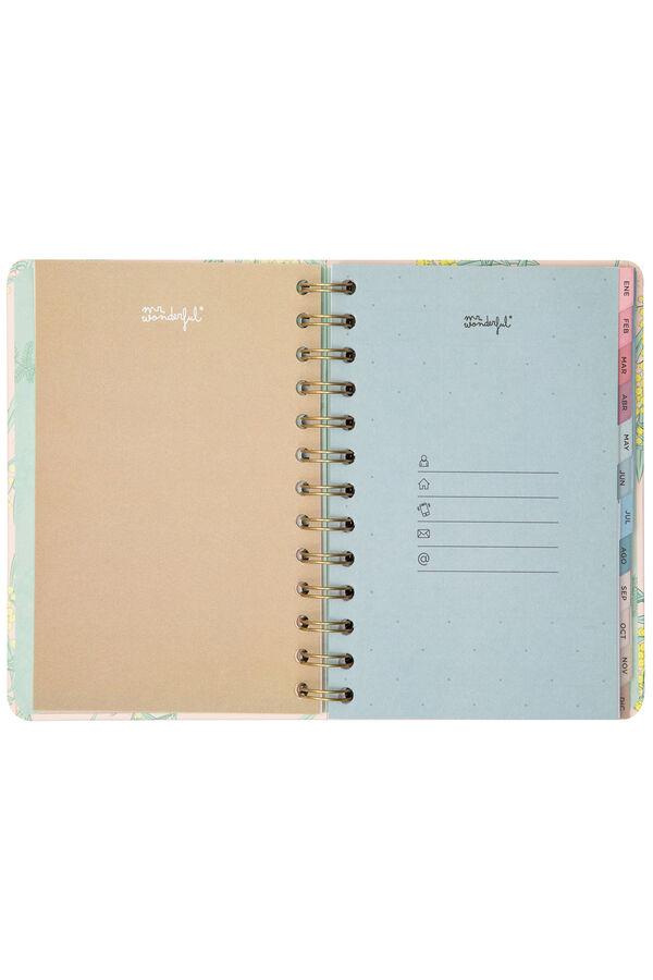 Mr. Wonderful Agenda Office peque&ntilde;a 2025 Semanal Empieza la magia estampado