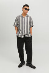 Jack & Jones Camisa de manga corta rayas negro
